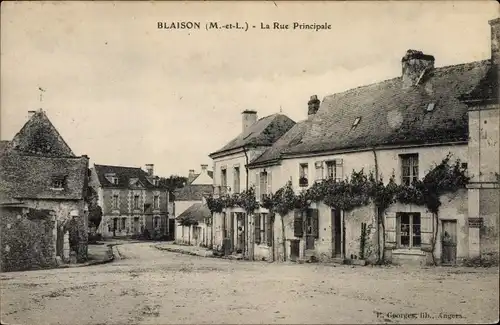 Ak Blaison Maine-et-Loire, Rue Principale