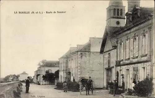 Ak La Bohalle Maine-et-Loire, Route de Saumur