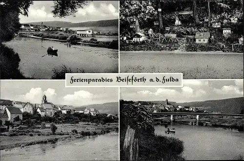 Ak Beiseförth Malsfeld in Hessen, Ortsansichten