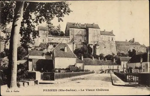 Ak Pesmes Haute Saône, Le Vieux Chateau