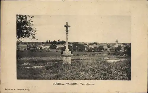 Ak Roche sur Vannon Haute Saône, Vue générale