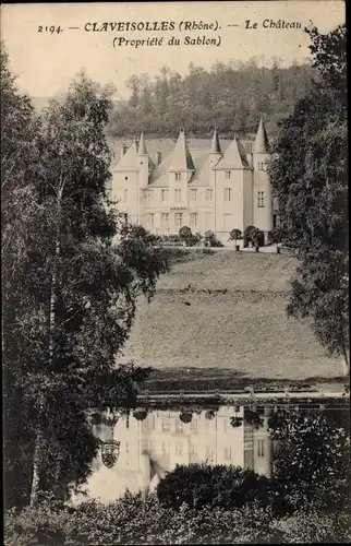 Ak Claveisolles Rhône, Le Chateau