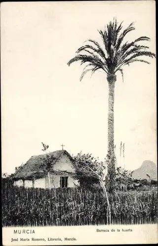 Ak Murcia Stadt Spanien, Barraca de la huerta