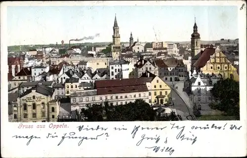 Ak Opole Oppeln Schlesien, Panorama