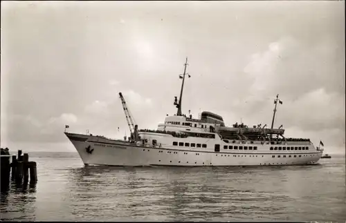 Ak Nordseeheilbad Cuxhaven, Seebäderschiff Wappen von Hamburg