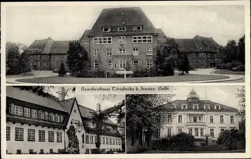 Ak Tönsheide Innien Aukrug in Schleswig Holstein, Krankenhaus