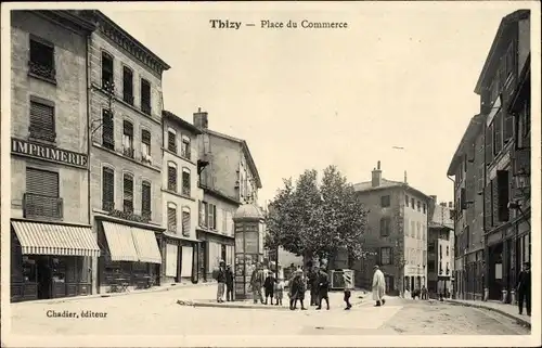 Ak Thizy Rhône, Place du Commerce