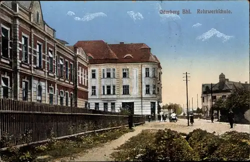 Ak Bohumín Oderberg Region Mährisch Schlesien, Rohrwerkschule