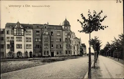 Ak Wittenberge an der Elbe Prignitz, Hohenzollernstraße