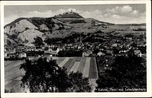 Ak Kahla im Saale Holzland Kreis Thüringen, Leuchtenburg