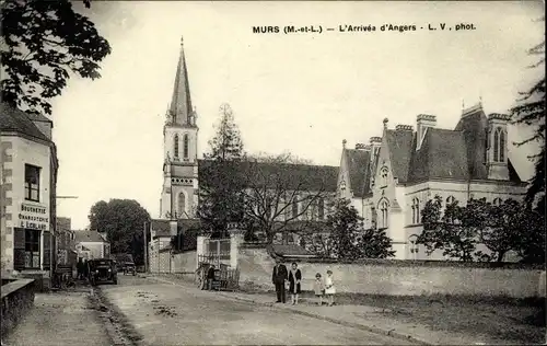 Ak Mûrs Erigné Maine et Loire, L'Arrivee d'Angers