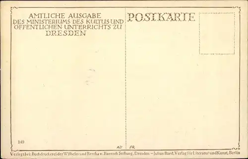 Künstler Ak Leibl, W., Weiblicher Studienknopf