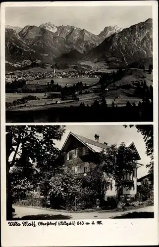 Ak Oberstdorf im Oberallgäu, Villa Martz