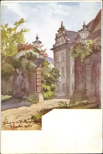 Künstler Ak Sankt Margarethen in Schleswig Holstein, A. Vanotti 1905