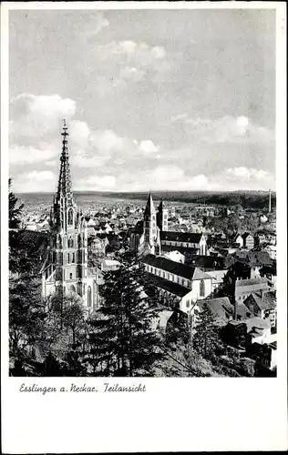 Ak Esslingen am Neckar, Teilansicht