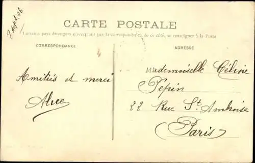 Ak Montfermeil Seine Saint Denis, Le Chateau