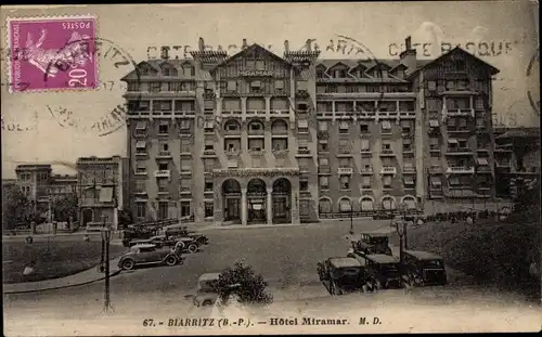 Ak Biarritz Pyrénées Atlantiques, Hotel Miramar