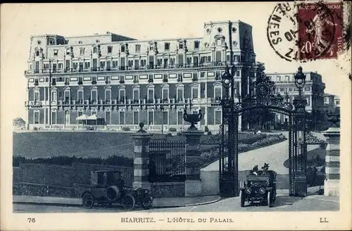 Ak Biarritz Pyrénées Atlantiques, L'Hotel du Palais