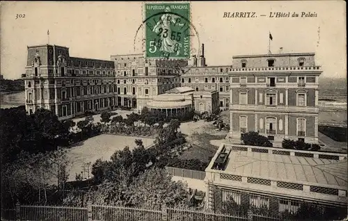 Ak Biarritz Pyrénées Atlantiques, L'Hotel du Palais