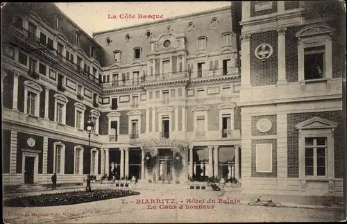Ak Biarritz Pyrénées Atlantiques, L'Hotel du Palais