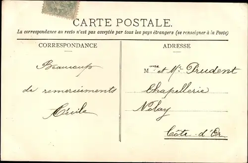Ak Givors Rhône, La caisse d'Epargne et l'Eglise Saint Nicolas