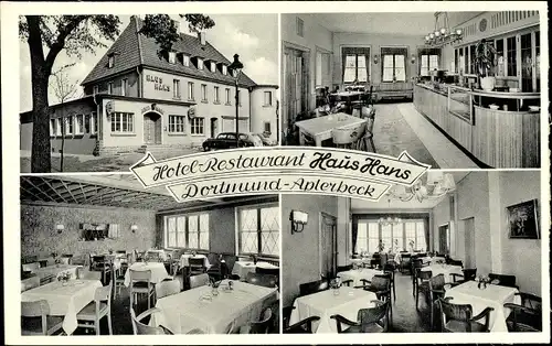 Ak Aplerbeck Dortmund im Ruhrgebiet, Hotel Haus Hans, Marsbruchstraße 147