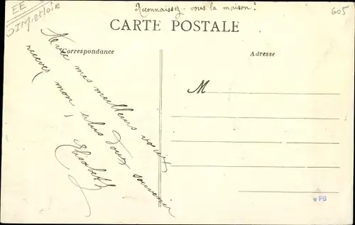 Ak Murs Erigné Maine et Loire, Route du Murs a Erigne