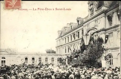 Ak Saumur Maine et Loire, La Fete Dieu a Saint Louis