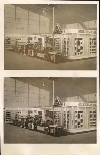Stereo Ak Werbung für Fanal-Produkte, Metzehauer, Messehalle