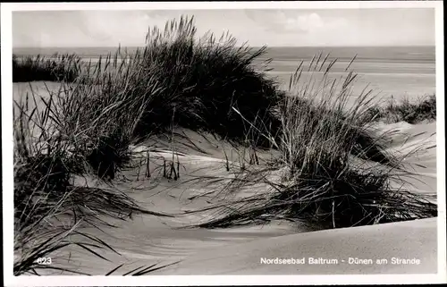 Ak Baltrum, Dünen am Strand