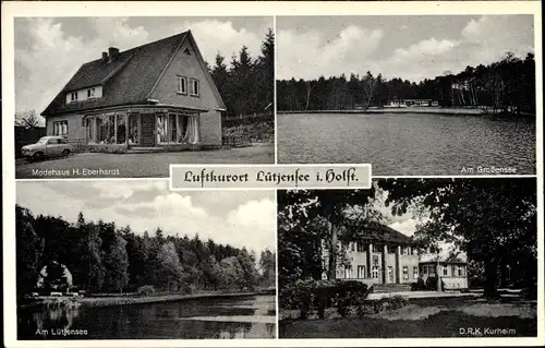 Ak Lütjensee Schleswig Holstein, Großensee, DRK Kurheim, Modehaus