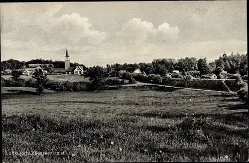 Ak Lütjensee in Holstein, Fernblick zum Ort