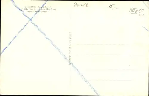 Ak Bargteheide in Holstein, Lehrstätte der Oberpostdirektion Hamburg, Haus Malepartus