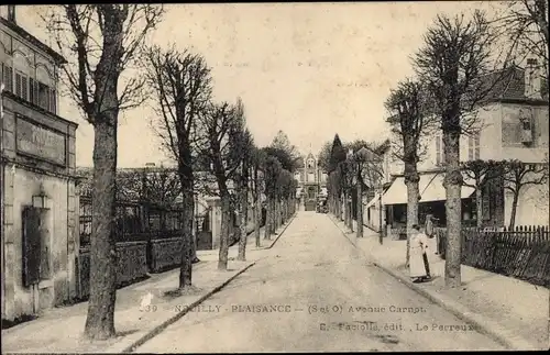 Ak Neuilly Plaisance Seine Saint Denis, Avenue Carnot