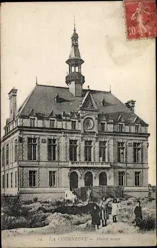 Ak La Courneuve Seine Saint Denis, Mairie neuve