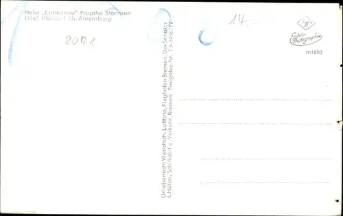 Ak Hoisdorf in Schleswig Holstein, Heim Lichtensee, Propstei Stormann