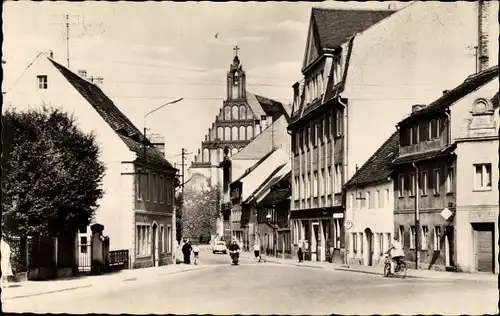 Ak Kamenz im Kreis Bautzen, Blick in die Königsbrücker Straße