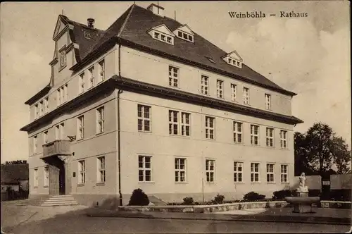 Ak Weinböhla in Sachsen, Rathaus
