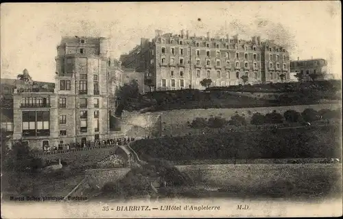 Ak Biarritz Pyrénées Atlantiques, L'Hotel de Angleterre