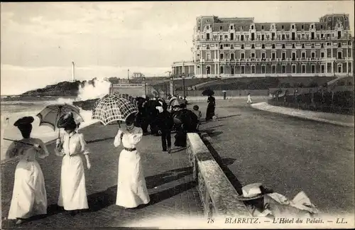 Ak Biarritz Pyrénées Atlantiques, L'Hotel du Palais