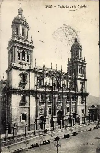 Ak Jaén Andalusien, Fachada de la Catedral