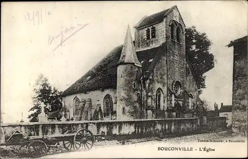 Ak Bouconville Meuse, L'Eglise