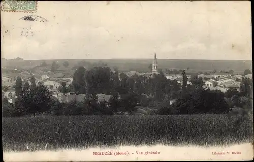 Ak Beauzée Beausite Meuse, Vue generale