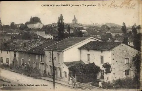 Ak Cousances les Forges Meuse, Vue generale