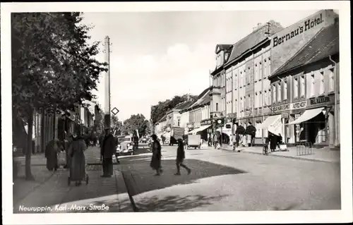 Ak Neuruppin in Brandenburg, Karl Marx Straße