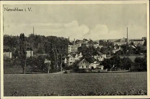 Ak Netzschkau im Vogtland, Gesamtansicht