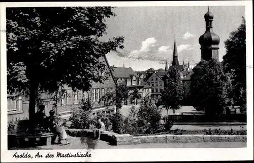Ak Apolda im Weimarer Land Thüringen, Martinskirche