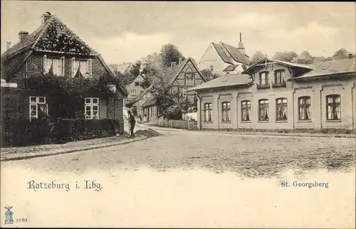 Ak Ratzeburg im Herzogtum Lauenburg, St. Georgsberg