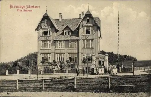 Ak Braunlage im Oberharz, Villa Bellevue