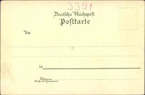 Litho Wildemann Clausthal Zellerfeld im Oberharz, Kurhaus, Bahnhof, Totalansicht